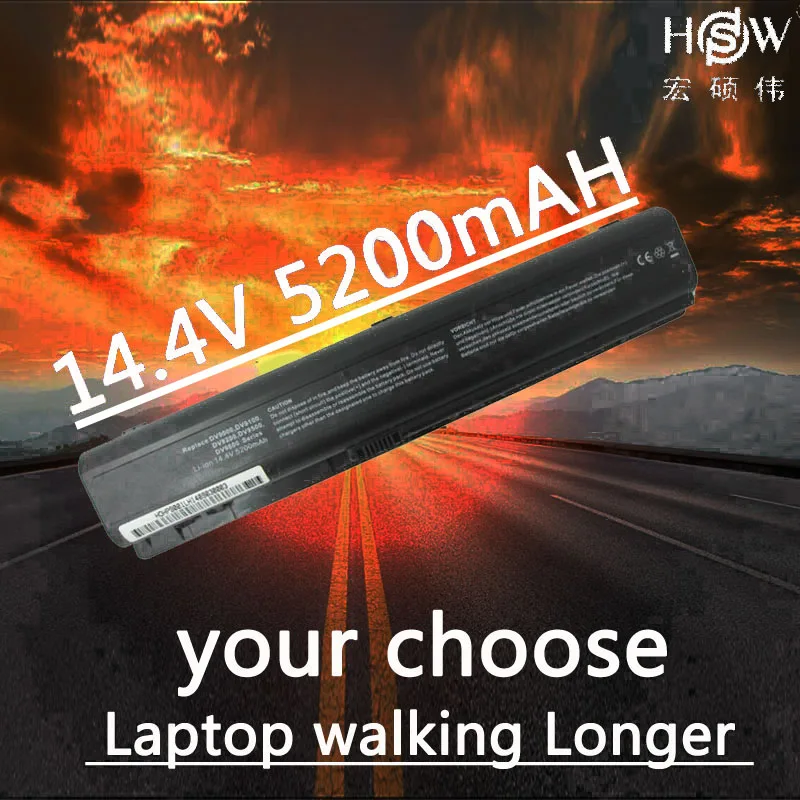 HSW 14 8 в 5200 мАч аккумулятор для ноутбука HP Pavilion DV9000 DV9100 DV9200 DV9500 Аккумулятор akku |