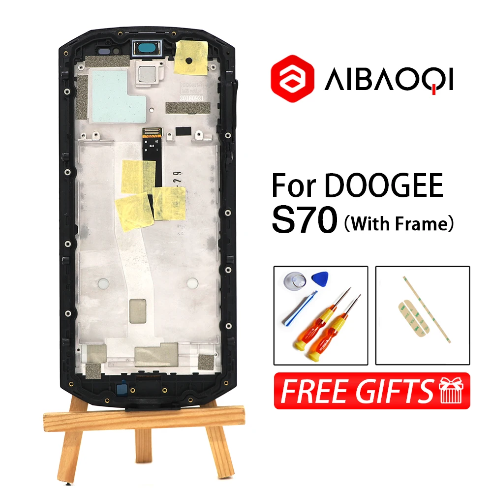 AiBaoQi 5,99 дюймовый сенсорный экран+ 2160x1080 ЖК-дисплей в сборе Замена для телефона Doogee S70