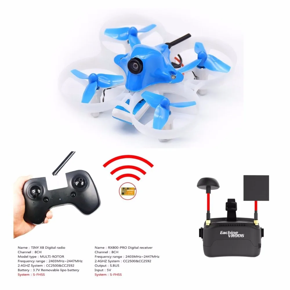 BETAFPV системы Beta75S Quadcopter для 8X20 двигатель вместе с Eachine VR006 LDARC крошечные X8 RX800 Pro 8CH