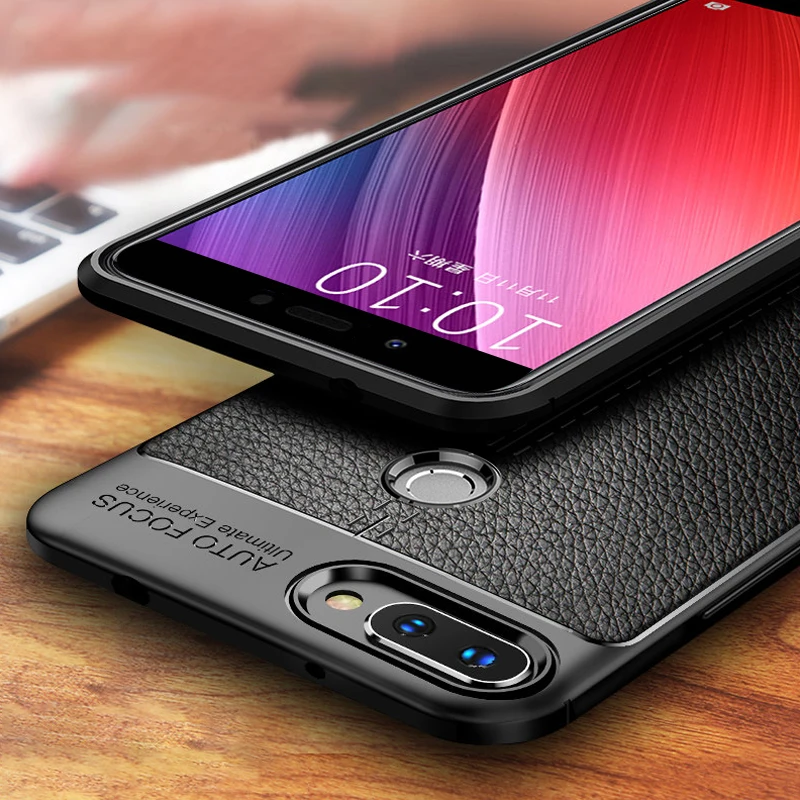 Для huawei P Smart чехол P Smart Cover противоударный кожаный бампер прочный Чехол из термополиуретана и силикона для huawei P Smart