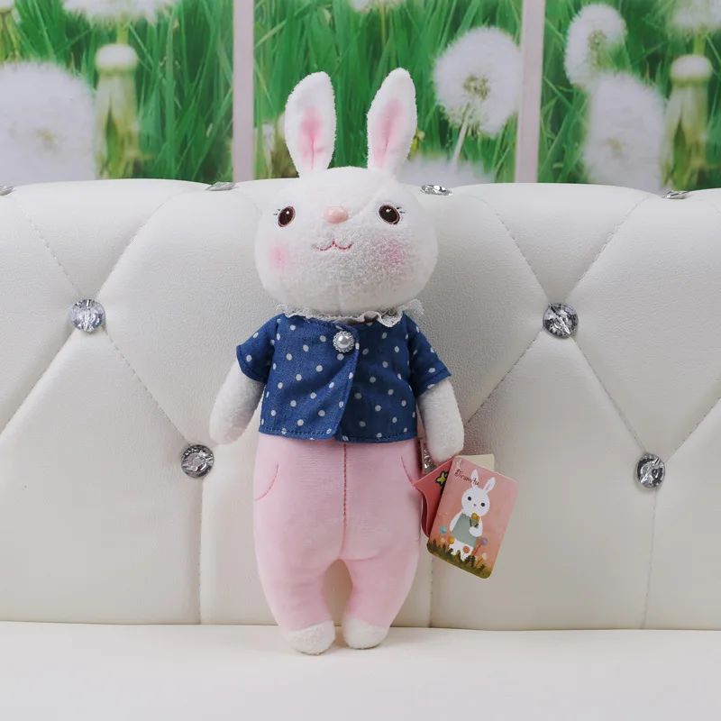 37 см Tiramitu кролики Kawaii Плюшевые милые мягкие детские игрушки для девочек на день рождения Рождественский подарок кукла Metoo - Цвет: 3