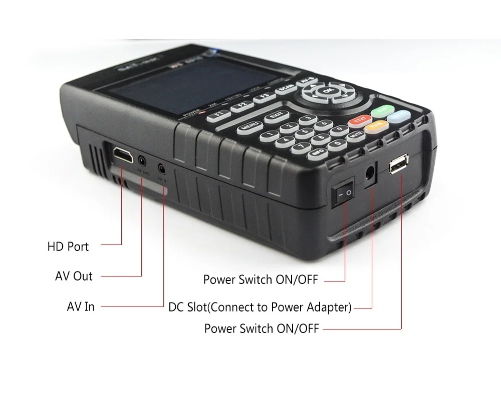 [Подлинный] Satlink WS-6916 HD DVB-S2 высокой четкости спутниковый искатель спутниковый измеритель MPEG-2/MPEG-4 Satlink WS 6916 Sat link 6916