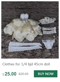 Одежда для 1/4 BJD кукла 45 см розовый кролик девочка наряд кролика кружево леди элегантное платье Forturn Days специальное предложение
