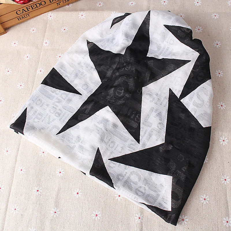Новинка 2018 повседневные женские шапки с рисунком звезды принтом геометрическим