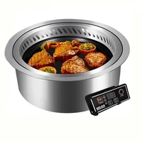 smokeless electric grill commercial household infrared korean non stick bbq pan for family dt40