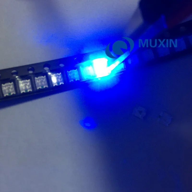 100 шт. 1206 (3227) RGB общий анод SMD СВЕТОДИОДНЫЙ бисер трехцветный красный зеленый синий