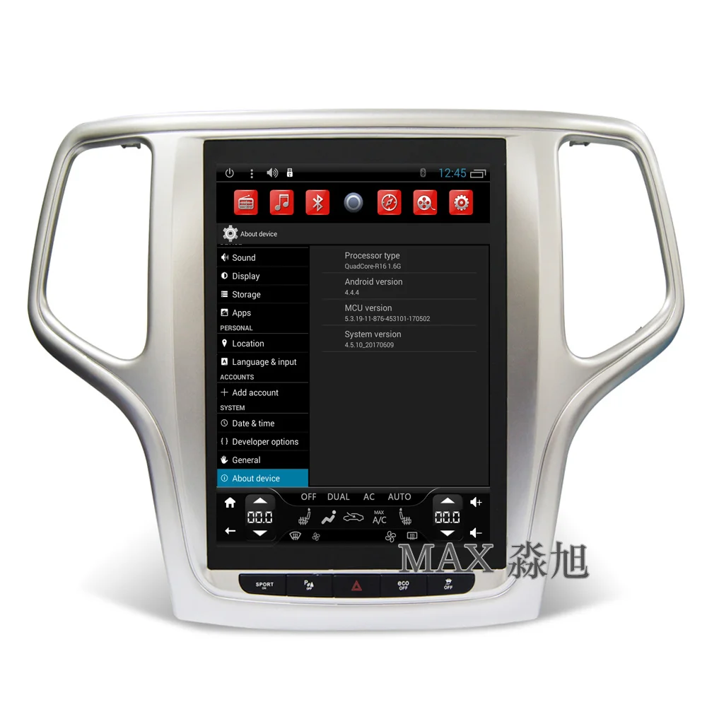 Макс Автомобильный DVD плеер для Jeep grand Cherokee 2014 2015 2016 с gps навигацией Радио BT WIFI SWC GPS