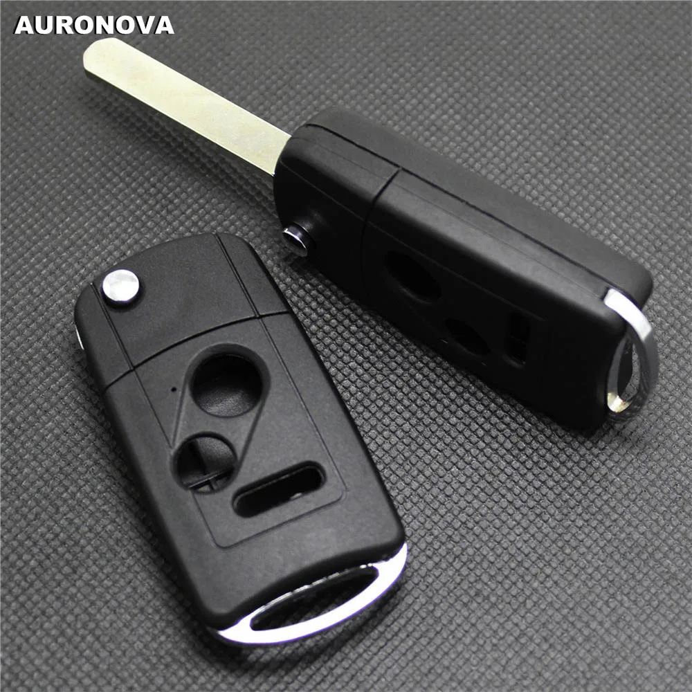 AURONOVA новый обновленный складной чехол для ключа HONDA Fit Accord Civic City Crv 2 + 1 кнопочный