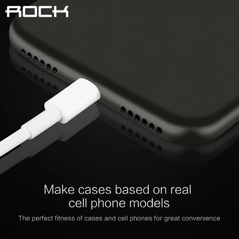 Чехол для iPhone 7 8 ROCK матовый чехол телефона из поликарбоната 8plus толщина 0 4 мм
