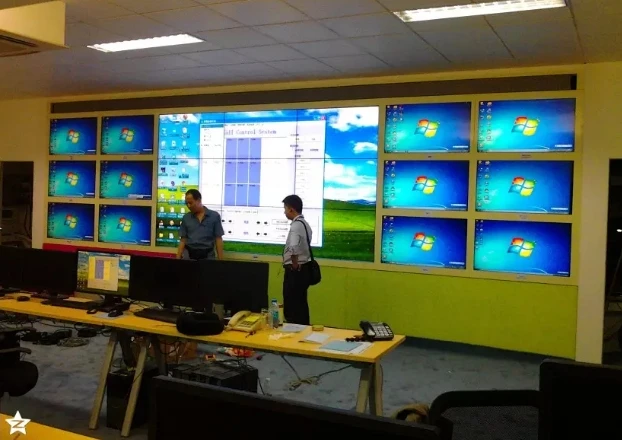 School/theater/conference/world cup 3x4 pcs 3.5mm Bezel Mosaic led tft full HD 1920*1080p display computer control video wall