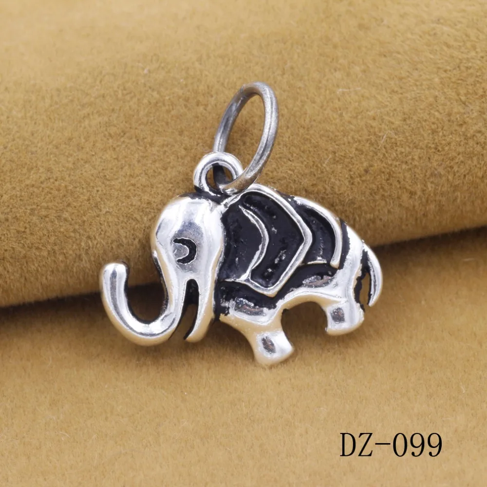 Подвеска из стерлингового серебра 925 пробы Мужская подвеска в виде слона новая