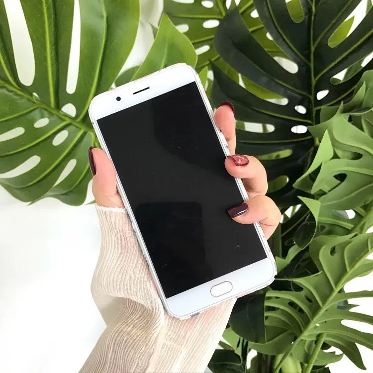 Phone Cases For Oppo A37 Artistic Freshness Leaf Case F5 Back Covers F1S Women Girls' Hard Full Cover |