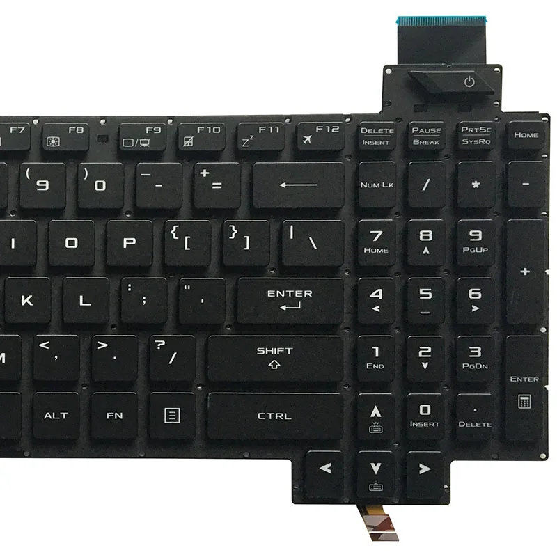 Новая клавиатура для ноутбука с подсветкой США для Asus ROG Strix GL503 GL703 GL503V GL503VD GL503VD-DB71 GL503VD-DB74 GL503VM GL503VS