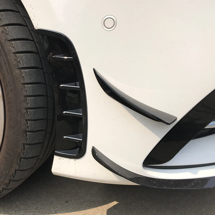 Для Mercedes Benz A Class W177 A180 A200 A220 A250 спортивные наклейки на передний бампер