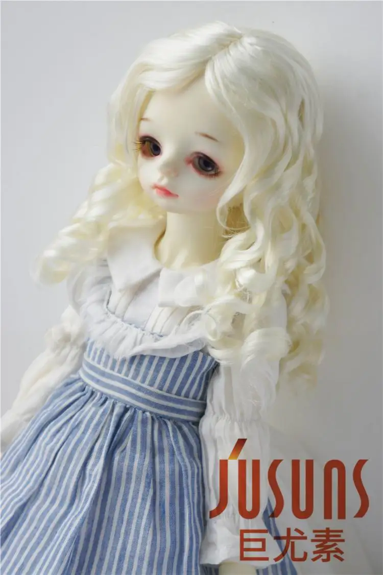 JD259 1/6 1/4 1/3 YOSD MSD SD модные парики для кукол BJD Размер 6 7inc 7 8 дюймов 9 женские кудрявые