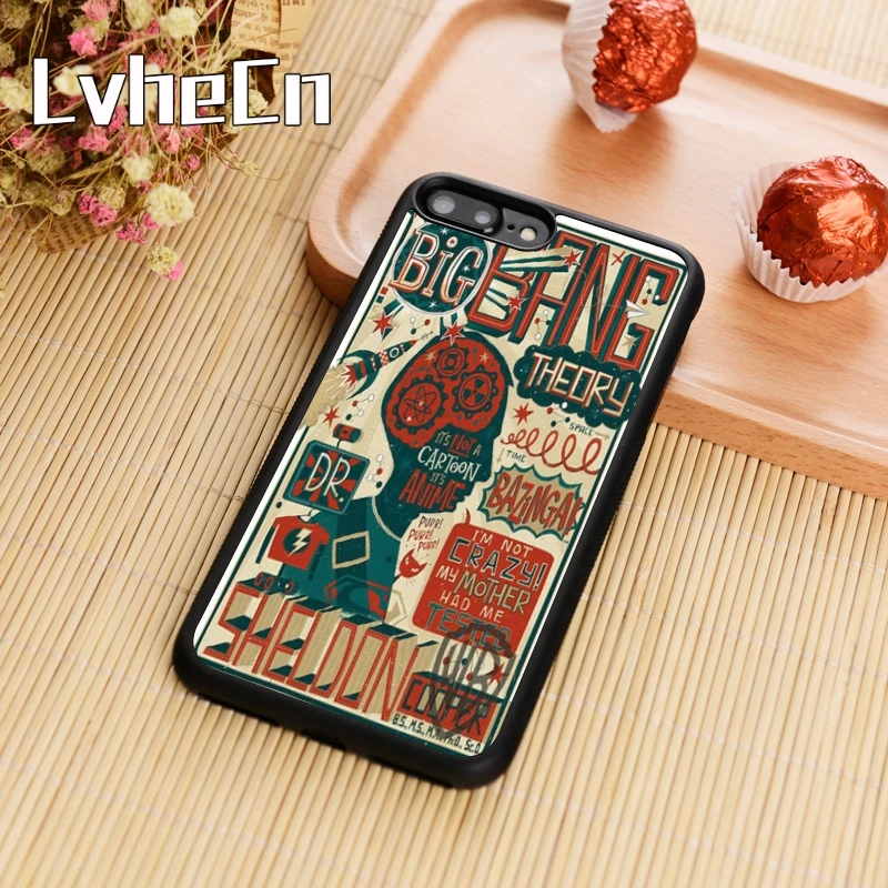 LvheCn The Big Bang Theory tv show design Phone Case Cover For iPhone 5 6s 7 8 plus 11 pro X XR XS max Samsung S7 edge S8 S9 S10 |