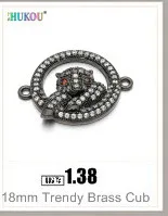 one piece 17*20mm Handmade Brass Cubic Zirconia Bees Chrams Connectors DIY Jewelry Bracelet Necklace Making Model: VS54