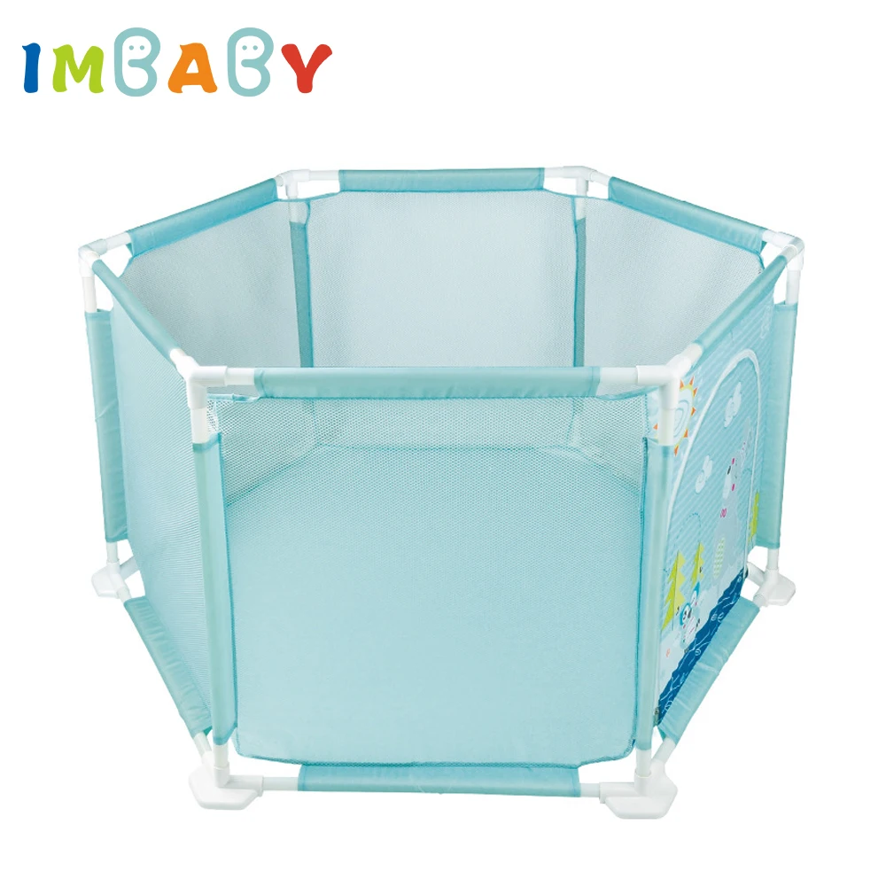 IMBABY манеж для детей Детский манеж для детей Детские забор для малышей шары бассейн детская палатка для безопасности ребенка барьеры для от 0 до 36 месяцев дети