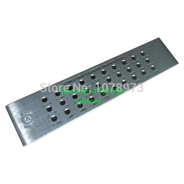

Free Shipping Jewelry Tools Half Round Shape Tungsten Carbide Drawplates Jewelers Drawplates Hole Size 0.50-3.00mm 30 Holes ghto