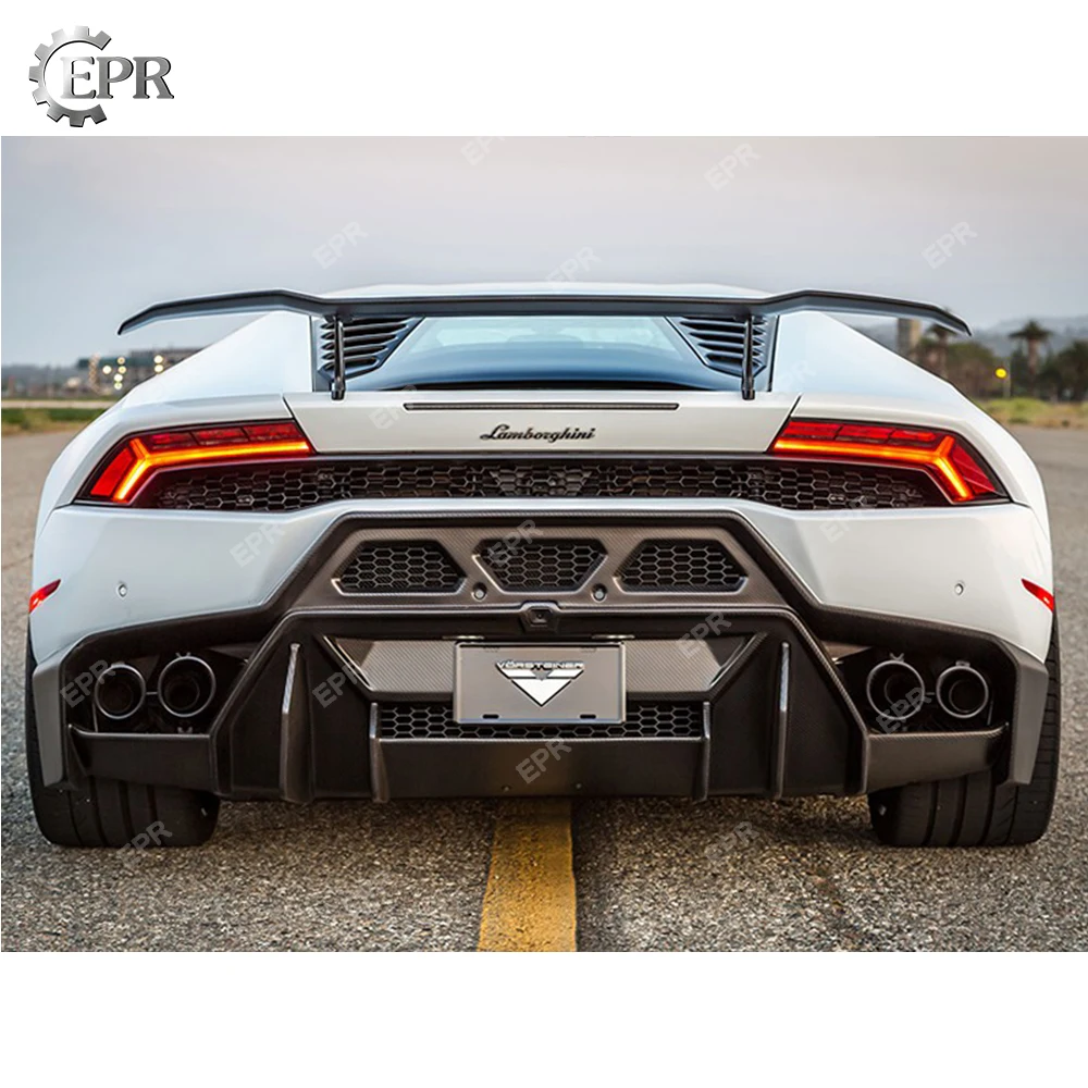 Бампер и диффузор Vorsteiner из углеродного волокна для Huracan LP610 LP580 Vors комплекты