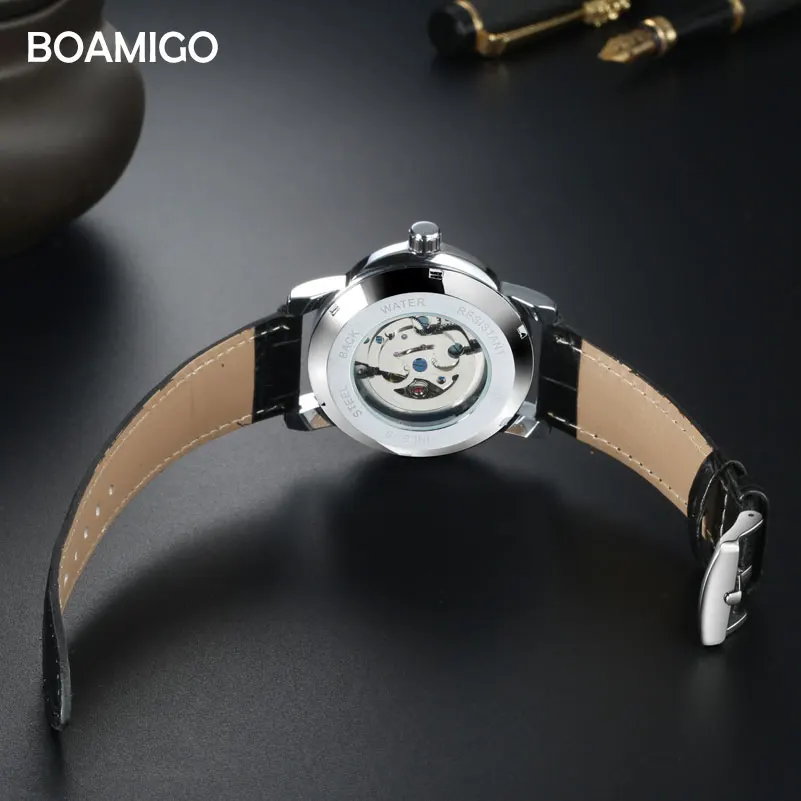 Мужские часы унисекс Брендовые мужские механические BOAMIGO модные креативные