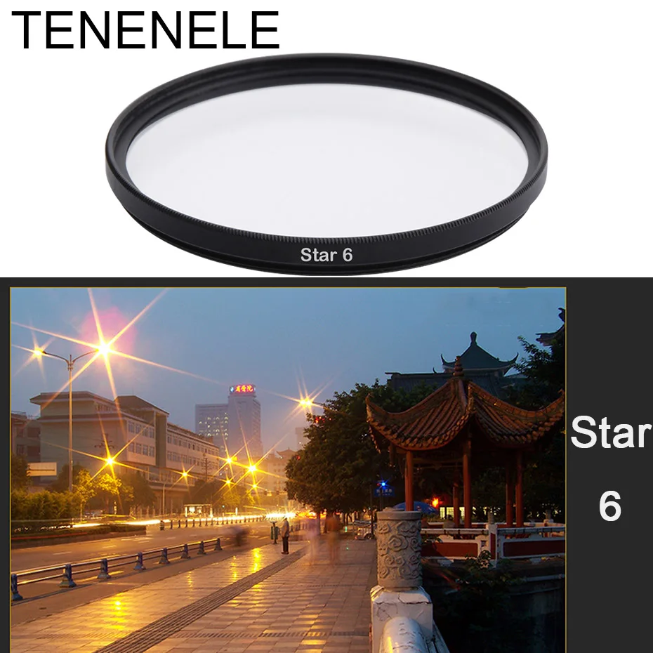 TENENELE для экшн-камеры Sjcam SJ6 фильтр UV/CPL/ND 2 4 8/градиентные цветные фильтры для SJCAM SJ6 Legend аксессуары для спортивной камеры