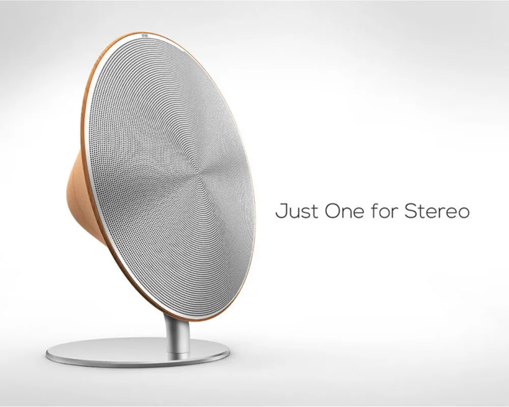 Деревянный портативный беспроводной динамик сабвуфер Solo One Bluetooth NFC полный диапазон 2,0 каналов сенсорная поверхность AUX домашний аудио для телефона