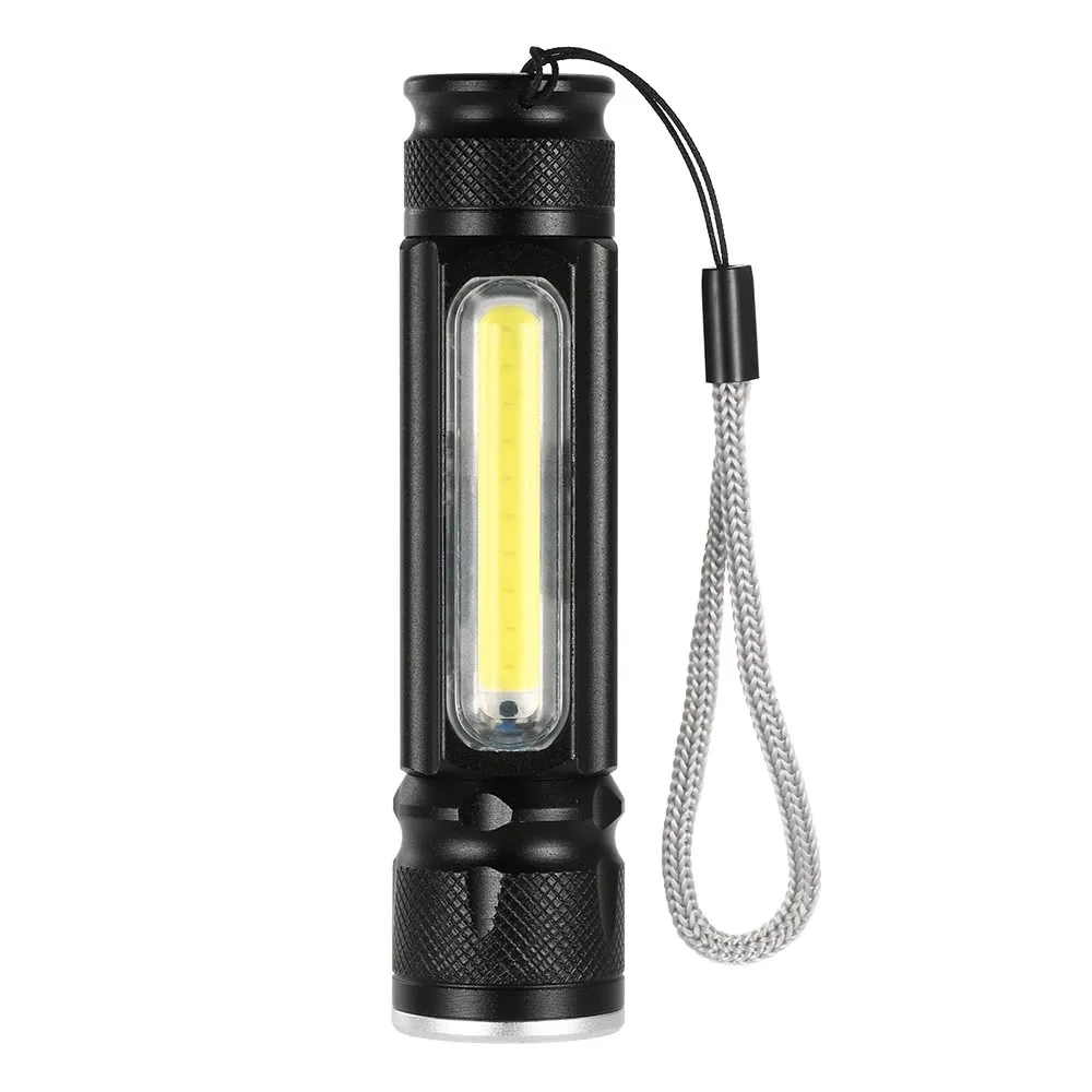 USB 180LM фонарик с магнитом удобный светодиодный Перезаряжаемые факел вспышки