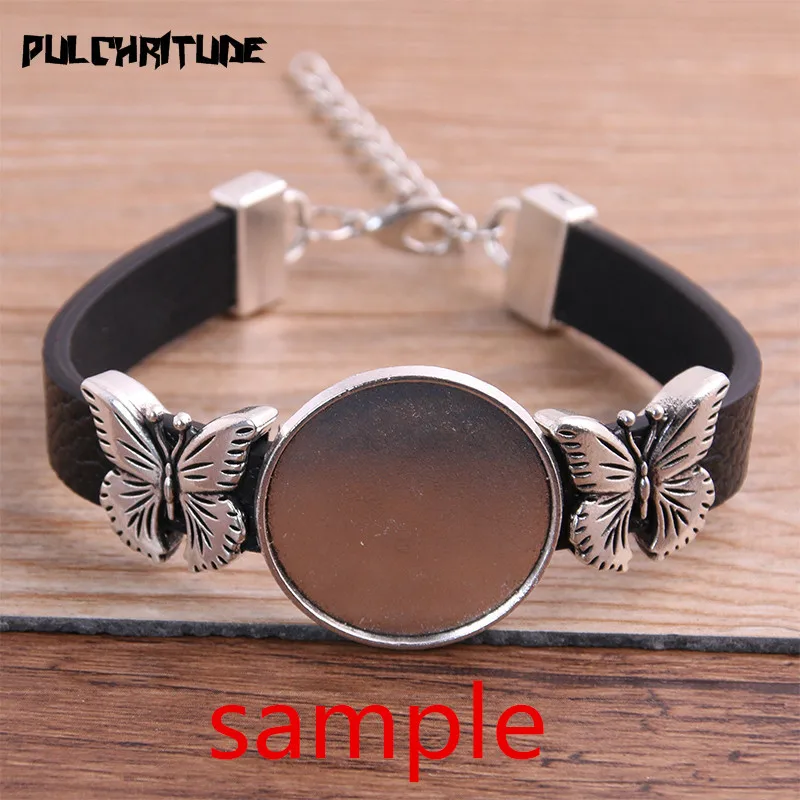 

6pcs Two Color Believe Wheel Spacers Adapters Slider Spacer Jewelry Material Spacers For Jewelry Making For 10mm Leather Cord