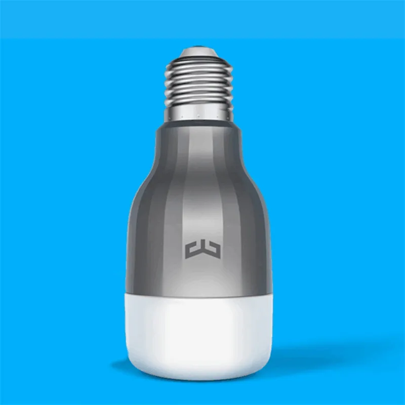 Оригинальная светодиодная смарт лампа Xiaomi Yeelig RGB/цветная E27 9 Вт 600 люмен Mi Light Mijia