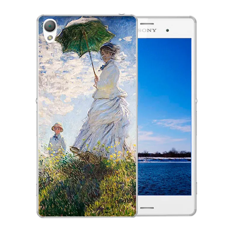 Чехол для Sony Xperia Z3 чехол D6603 D6643 D6653 D6616 L55T Ван Гог шаблон защитная накладка задней