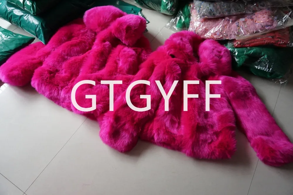 GTGYFF/осенне-зимние; теплые; термо-куртка из искусственного меха; пальто; Верхняя одежда с воротником на заказ; Искусственные меховые куртки; женские пальто