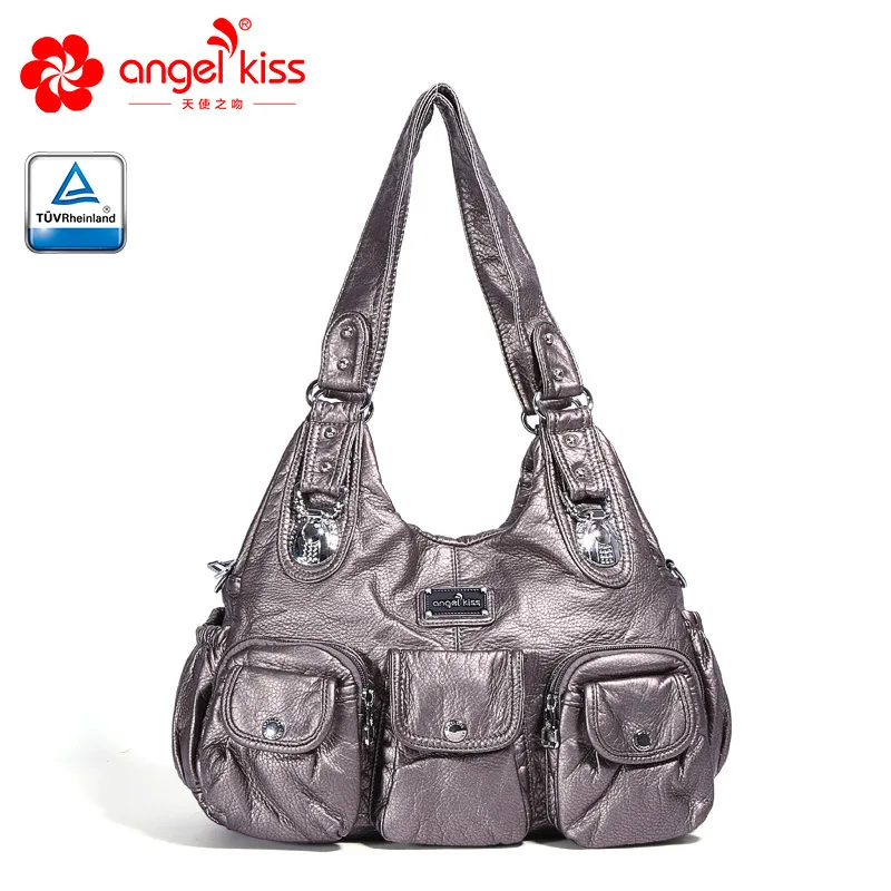 Женские повседневные сумки Angelkiss классические через плечо из искусственной