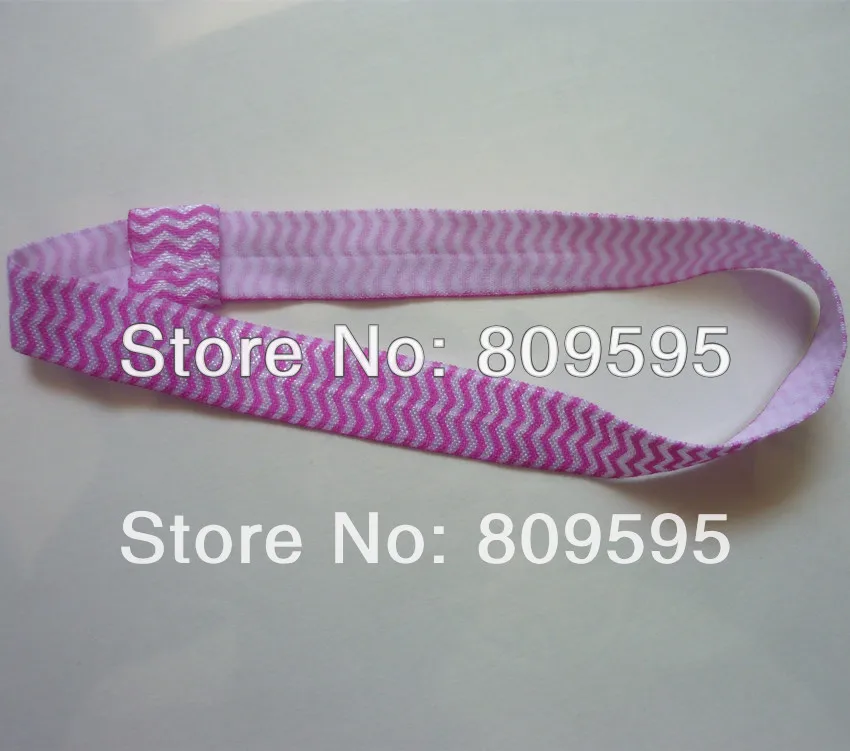 

Wholesale 100pcs/lot 9colors Chevron Elastic headband Hair accessories headwear