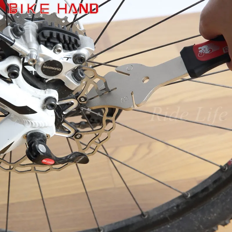 Bikehand YC-165 MTB велосипедный ротор сплющивающий инструмент для регулировки