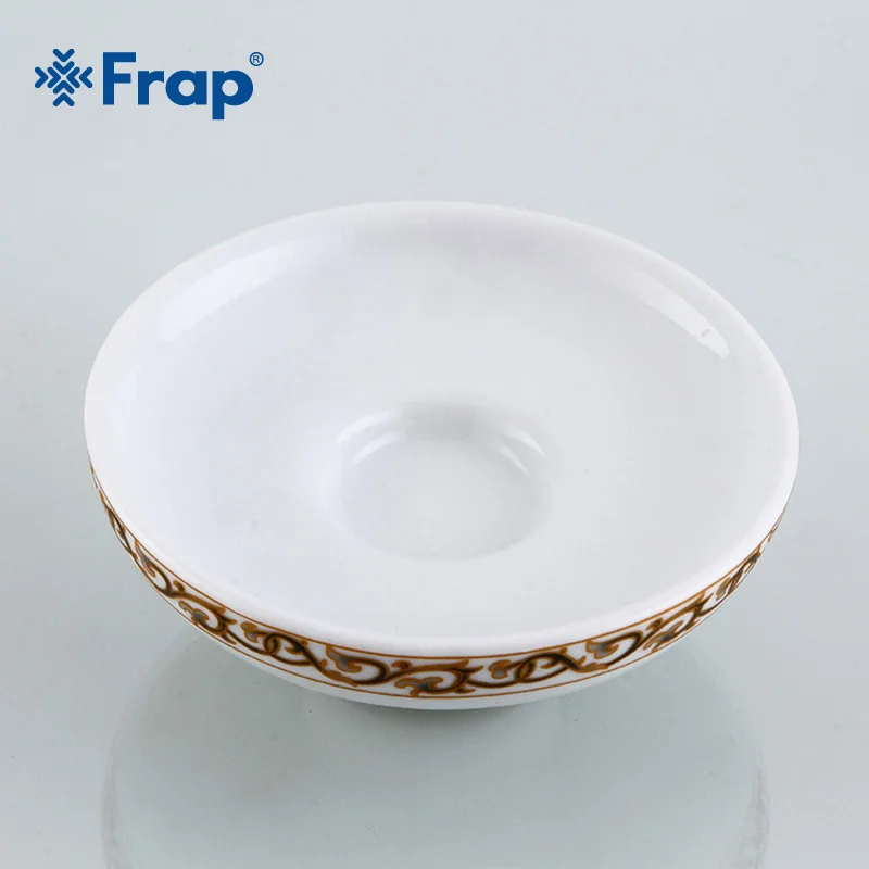 FRAP Antique Wall-mounted Soap Dish Holder Pure Copper Bathroom Basket Ceramic Separable Bath Accessories Y18031 | Обустройство дома