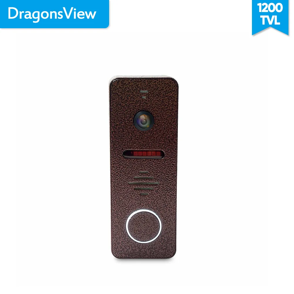 Dragonsview 7 дюймов видео дверной звонок камера с монитором 1200TVL запись