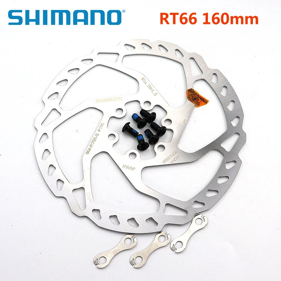 SHIMANO SM-RT66 160 мм 6 болтов дисковый ротор MTB горный велосипед запчасти SLX Deore ZEE RT66 Shimano
