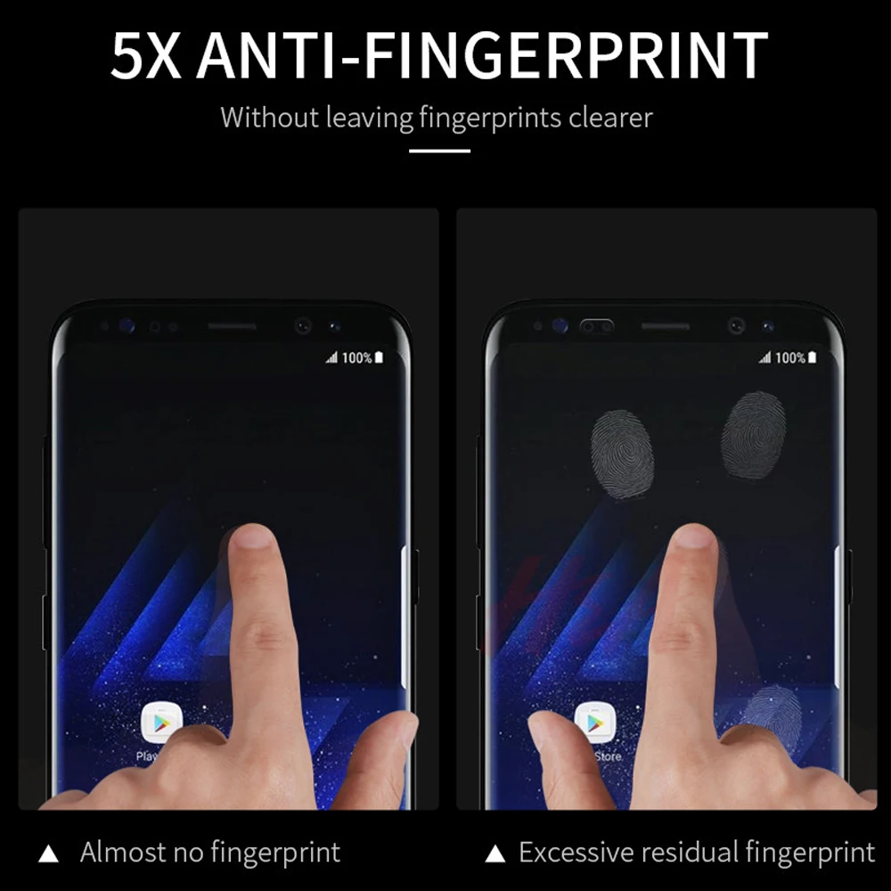 Для samsung Galaxy s9 Защитное стекло для galaxy s7 edge s8 plus s5 s6 закаленное защиты экрана