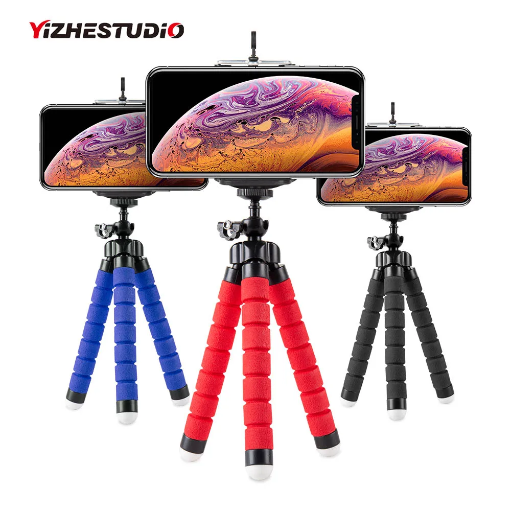 Yizhestudio штатив para movil мини Гибкий губка Осьминог штативы для Gopro камеры рабочего