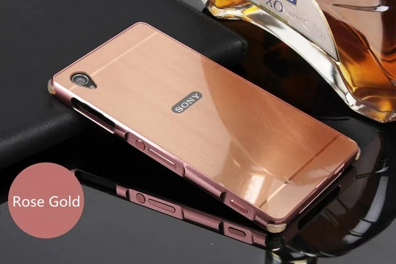 Роскошный противоударный чехол для sony Xperia Z1, Z2, Z3, Z4, Z5, металлический бампер, матовая задняя крышка из поликарбоната, Жесткий Чехол для sony Xperia Z1, Ультратонкий чехол