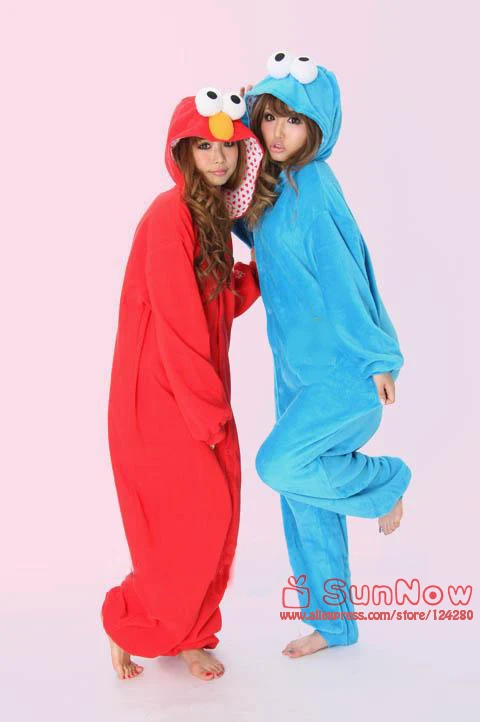 Модные костюмы с изображением кунжута уличного печенья монстра красного цвета