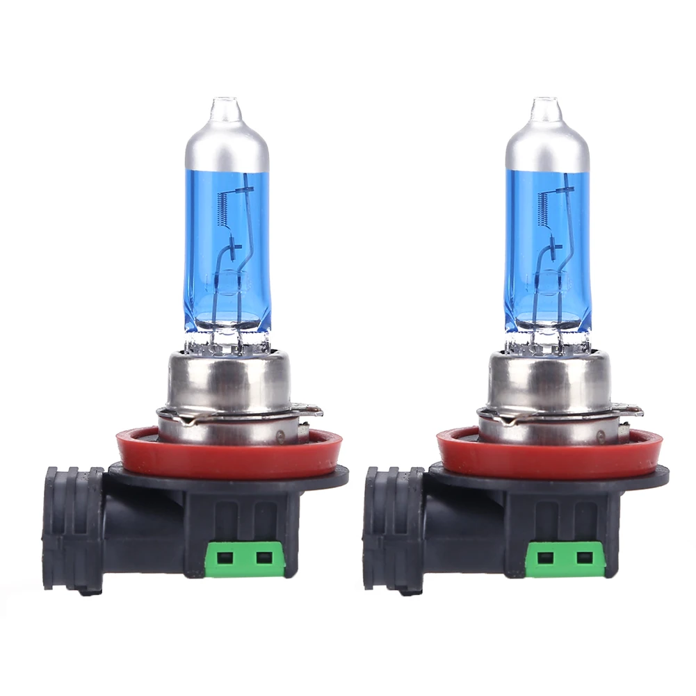 

2x H11 12V 55W 6000K Car Fog Light Bulb Lamp Super White Halogen Xenon Car Styling Headlight for ford focus