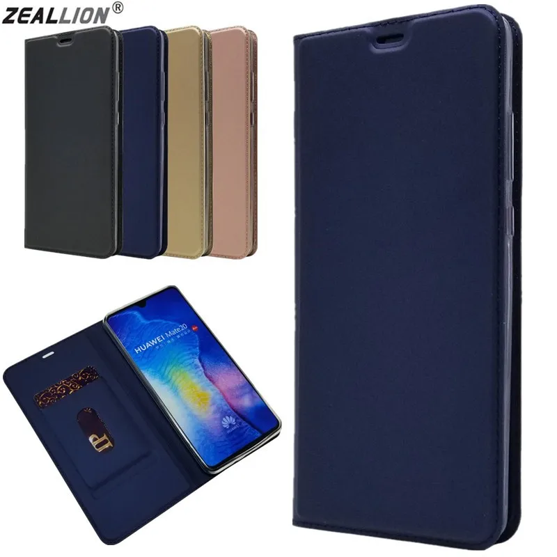 ZEALLION для Huawei P20 P30 Mate 20 Honor 8A 8X Note 10 Play Nova 3 4 Y9 2018 Тонкий Магнитный кожаный чехол