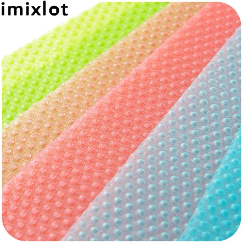 Imixlot 4PCs/set Fridge Waterproof Mats Refrigerator Pad Antibacterial Antifouling Mildew Moisture Cuttable for Kitchen | Дом и сад