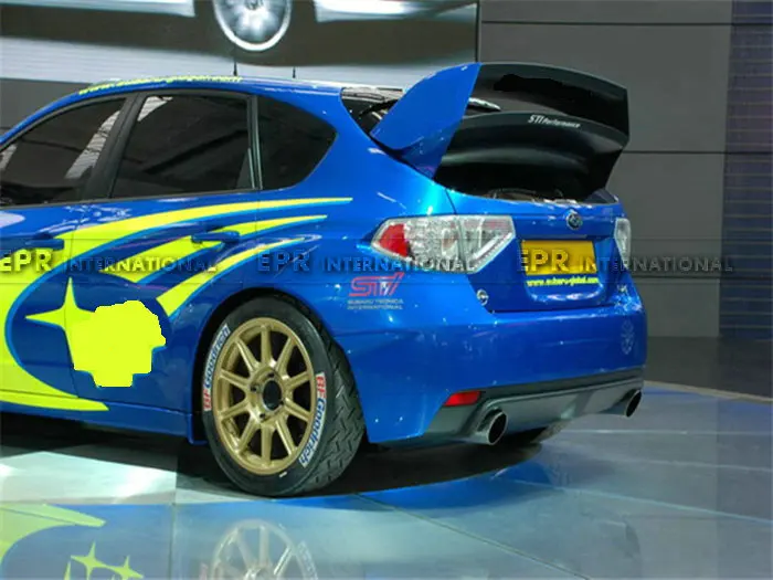 Автомобильный Стайлинг для Impreza GRB с двойным лезвием углеродное волокно задний