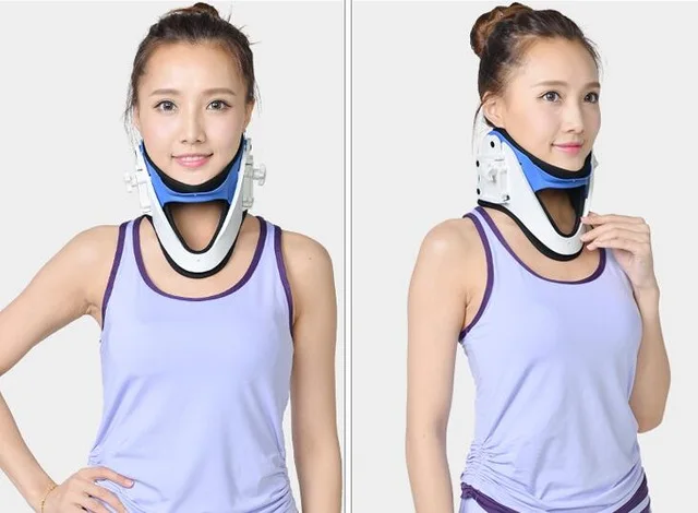 anatomical supports Adjustable neck collar cervical neck support fixture neck traction brace