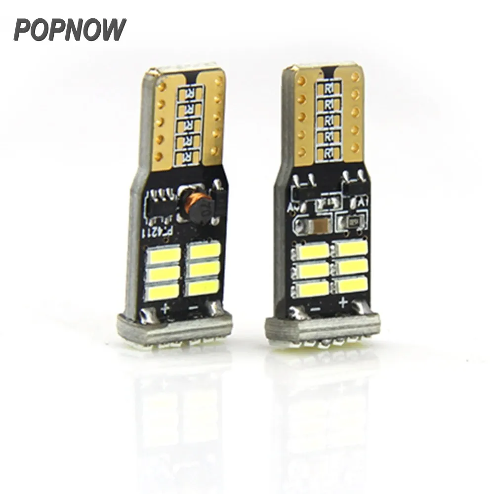 СВЕТОДИОДНЫЕ Лампы Canbus T10 12 в 24 В Неполярные с 4014SMD светодиодами 194 168 W5W