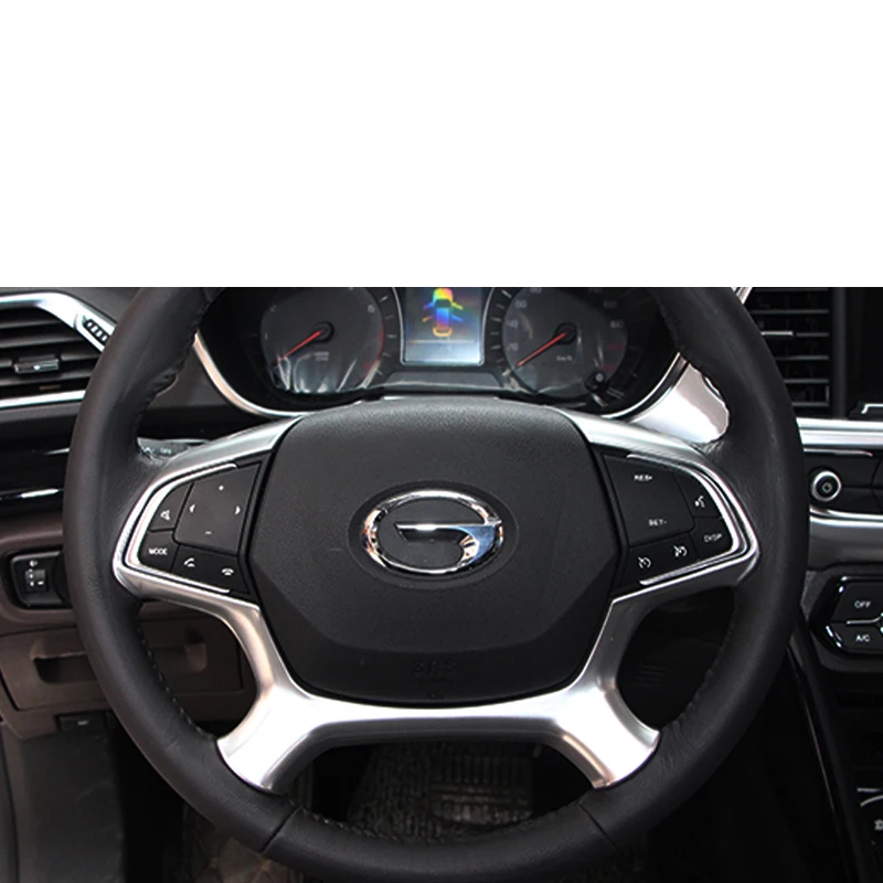 Lsrtw2017 Abs рулевого колеса автомобиля блеск отделка полосы для Trumpchi Gs4 2015 2016 2017 2018 2019