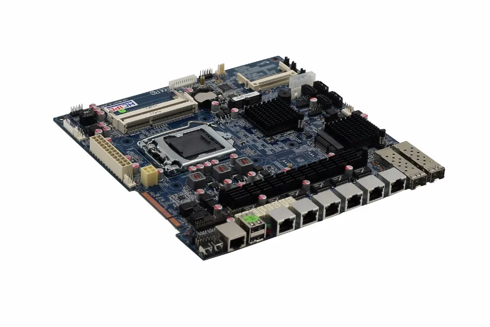 LAN HCB85SFP 6L B85 + 82574L 6LAN 2 Intel82599 10000M волоконная By Pass материнская плата брандмауэра ITX